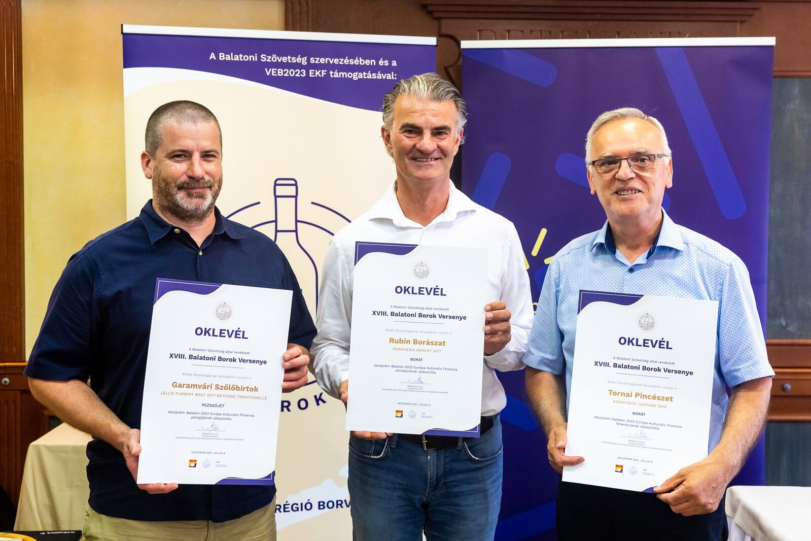 Kiválasztották a VEB2023 EKF borait és pezsgőjét! 